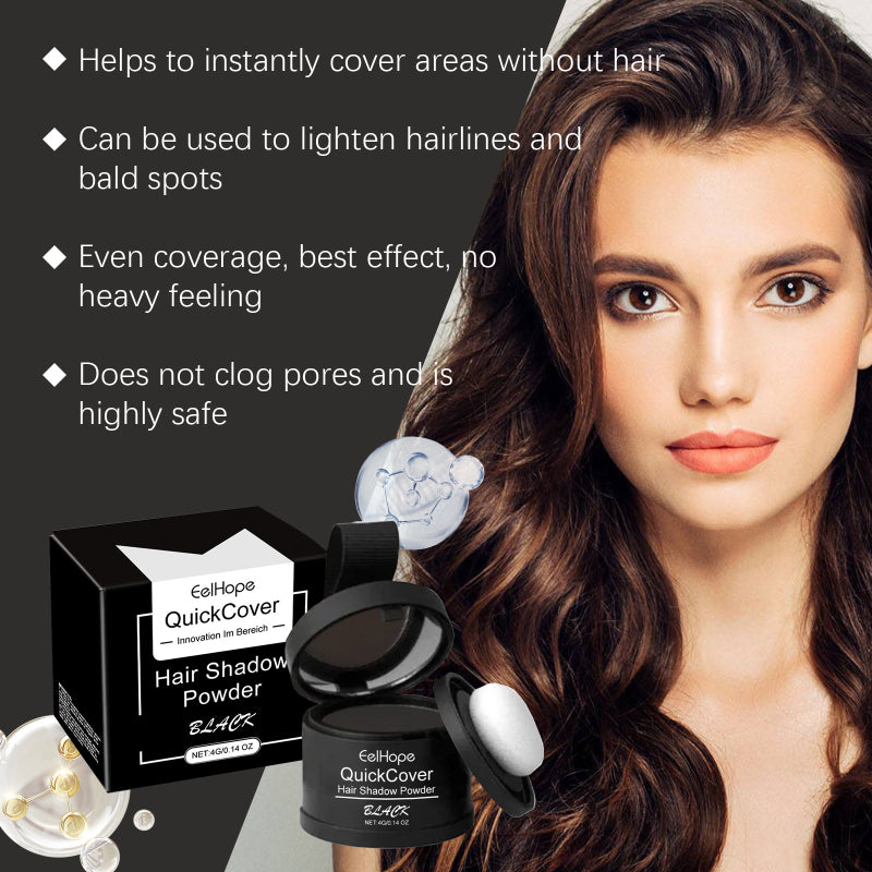 BUNEE QuickCover Root Touch-Up Powder application photo